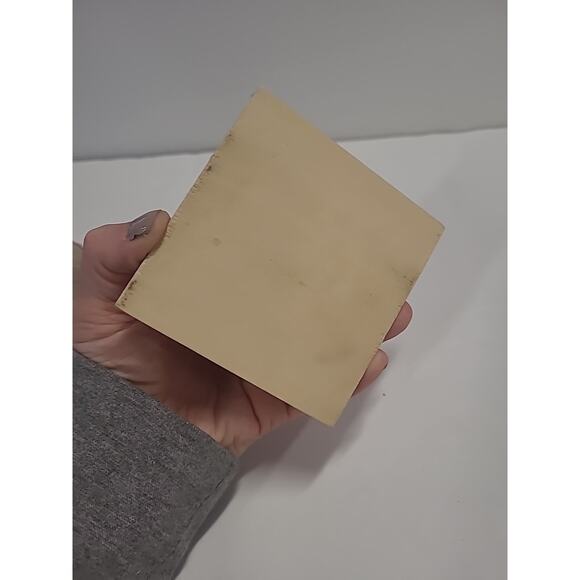 Owl Figurine Stone Primitive on Wooden Base Table Top Statue Gray - Picture 9 of 9